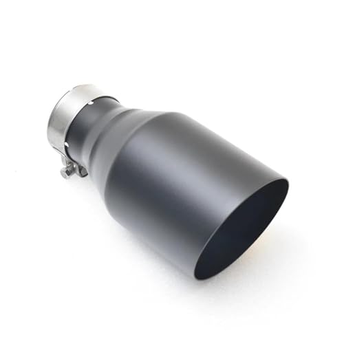 Abgasrohr Edelstahl Fahrzeug Umrüstung Universal Schwarz Schalldämpfer Hals Auto Modifikation In63mm 3,2 4,5 Zoll Auspuff Spitze Auto Auspuffrohr(63MM IN-115MM Out) von SADQRG
