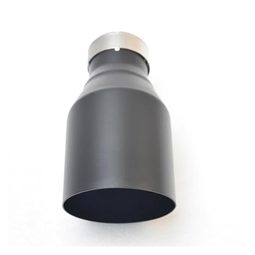 Abgasrohr Edelstahl Fahrzeug Umrüstung Universal Schwarz Schalldämpfer Hals Auto Modifikation In63mm 3,2 4,5 Zoll Auspuff Spitze Auto Auspuffrohr(76MM IN 89MM Out) von SADQRG