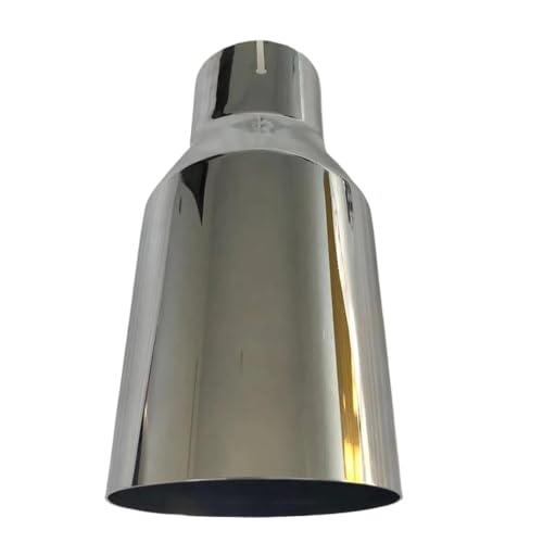 Abgasrohr Für E90 W222 Edelstahl Fahrzeug Umrüstung Universal Auspuff Auto Schalldämpfer Schwanz Kehle Änderung Rohr Spitze Auto Auspuffrohr(51MM IN 89MM Out) von SADQRG