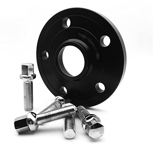 Alu-Distanzscheibe 5x112 Cb 66,6mm Raddichtflansch Für Mercedes Für Benz 1 Stück Nabendichtungen(1PC 20mm black Ada) von SADQRG