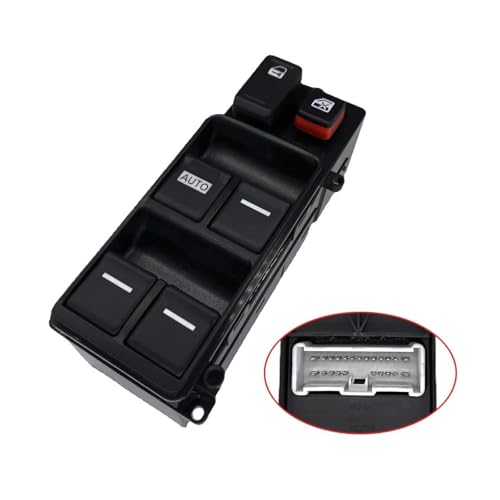 Fensterheber Schalter Für Accord 2005 2006 2007 Links Fahrer Passagier Power Fenster Control Schalter Glas Heber Taste 35750-SDA-H12 Autofensterschalter(Master Switch) von SADQRG