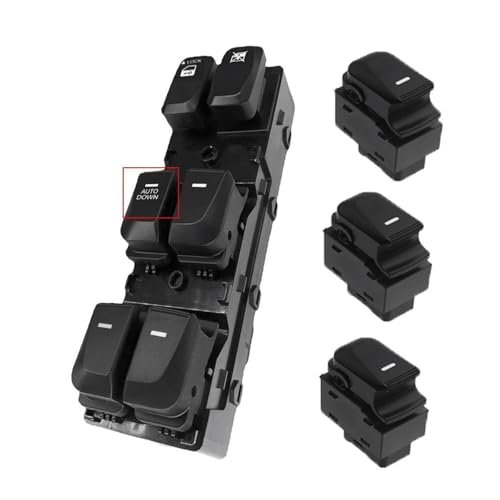 Fensterheber Schalter Für Hyundai Ix35 2010 2011 2012 2013 2014 2015 2016 2017 Teile Elektrische Fensterheber Control Schalter Glas Heber Taste Zubehör Autofensterschalter(1 set-AUTO DOWN) von SADQRG