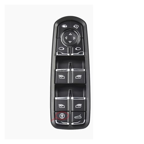 Fensterheber Schalter Für Panamera Für Cayenne Für Macan 2011-2015 Front Tür Spiegel Fenster Control Schalter Buttom Autofensterschalter(Blau) von SADQRG