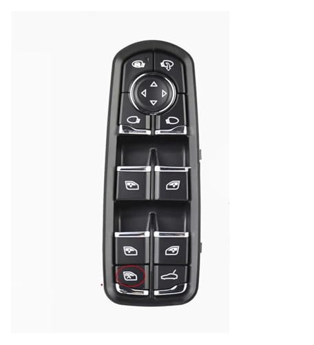 Fensterheber Schalter Für Panamera Für Cayenne Für Macan 2011-2015 Front Tür Spiegel Fenster Control Schalter Buttom Autofensterschalter(Master Switch) von SADQRG