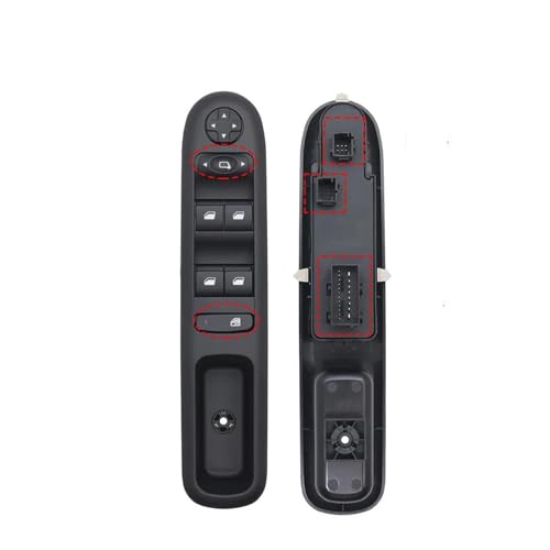 Fensterheber Schalter Für Peugeot 3008 5008 Für Fließheck Wagon Auto Elektrische Master Fensterheber Control Schalter Glas Taste 96650620ZD 96650621ZD Autofensterschalter(Manual no Lock) von SADQRG