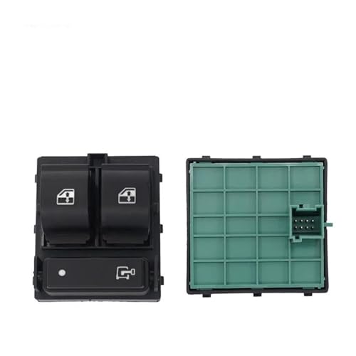 Fensterheber Schalter Für Peugeot Für Boxer II 2006-2016 735487419 735421419 Auto Elektrische Power Lifter Fenster Triple Schalter Taste Autofensterschalter(735487419 Green) von SADQRG