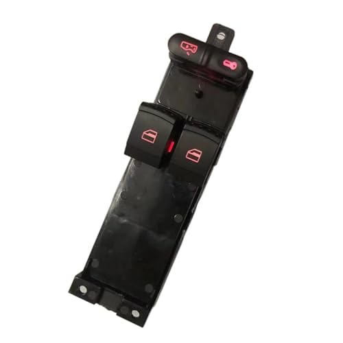 Fensterheber Schalter Für Vw Für Golf 1999-2007 2 Tür 1J3959857A Power Fenster Schalter Autofensterschalter(Red1) von SADQRG