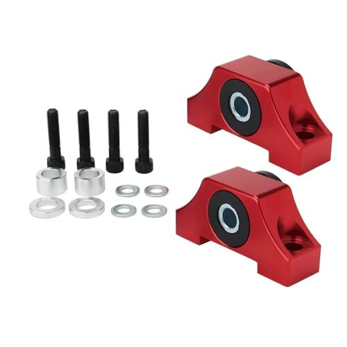 Getriebeaufhängung Automotor-Drehmomentmontagesatz Für Civic Eg Ek D15 D16 B16 B20 92-01 Aluminium-Motormontagesatz(Rot) von SADQRG