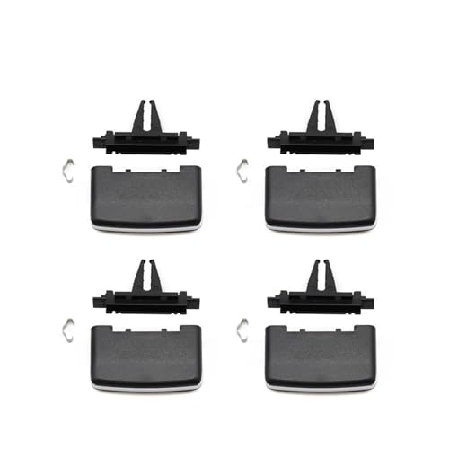 Klimaanlage Entlüftung Für Mercedes Für Benz C GLK Klasse C180 C200 C260 C300 GLK260 X204 W204 Front Klimaanlage AC Vent Grille Auslass Tab Clips Slider Gitterdüsen(4PCS) von SADQRG