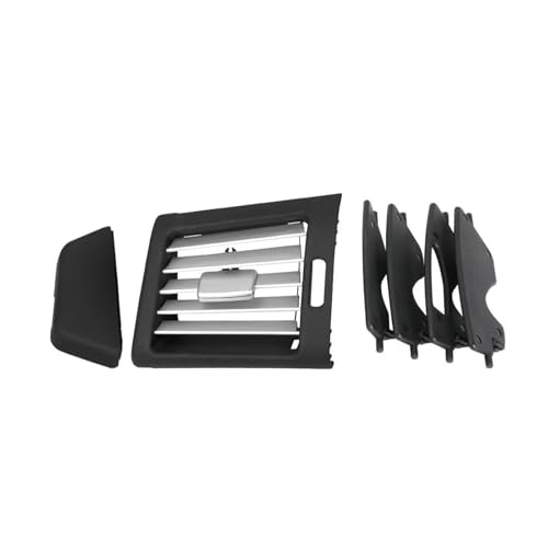 Klimaanlage Entlüftung Für Mercedes Für Benz W251 R-Klasse Klimaanlage Outlet Panel Kühlergrill Abdeckung Vorne Links Center Dash A/C Outlet Air Vent Panel Gitterdüsen(Black Silver) von SADQRG
