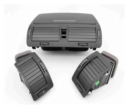 Klimaanlage Entlüftung Für Skoda Für Octavia 2007-2014 Klimaanlage Auslass Armaturenbrett Klimaanlage Entlüftung Hinterer Auslass Gitterdüsen(3 pcs) von SADQRG