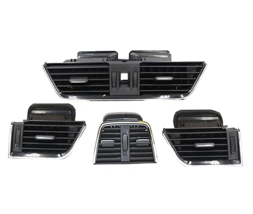 Klimaanlage Entlüftung Für Skoda Für Octavia 2015-2021 5ED820951 Vorne Mitte Links Rechts Hinten Klimaanlage AC Vent Grille Outlet Montage Gitterdüsen(4PC) von SADQRG