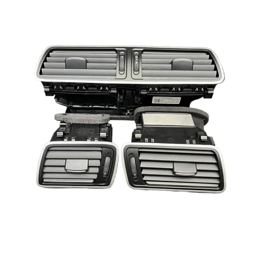Klimaanlage Entlüftung Für VW Für Passat B6 B7 CC R36 3AD819728 3AD819702 3AD819701 Auto Front Dashboard Klimaanlage Outlet A/C Klimaanlage Vents Gitterdüsen(Matte 1 Set) von SADQRG