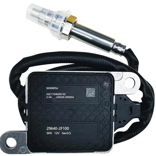 NOx Sensor 296402F100 29640-2F100 Nox Sensor Stickstoff Sauerstoff Für Hyundai Für Santa Fe 2.0 Palisade 2.2 CRDI 2018 2019 2020 Für KIA C Lambdasensor(296402F100) von SADQRG