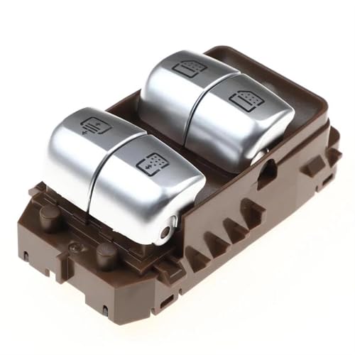 Power Fensterschalter 2229051505 Power Fenster Control Schalter Regler Taste Auto Für Benz Für AMG E43 W213 W222 E180 S400 S450 2229052104(Braun) von SADQRG