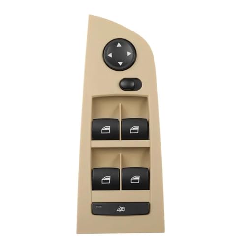 Power Fensterschalter 61319155503 Elektrische Fensterheber Master Control Schalter Heber Für 3 Serie E90 E91 E92 E93 2004-2008 9155503(Beige Switch) von SADQRG