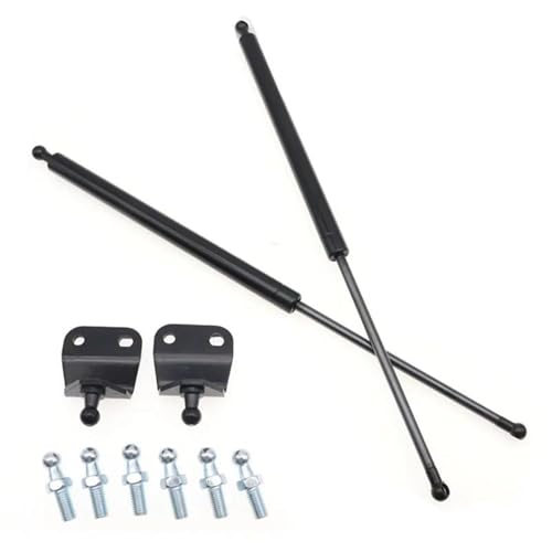 SADQRG Gasdruckfeder 2 Stück 600N 300–600 Mm Gasdruckfedern Gasfeder-Unterstützung Kofferraum Motorhaube Auto Wohnwagen Türen Fenster Luken Boot Bus Wohnmobil Dämpfer Gasfeder(400mm) von SADQRG