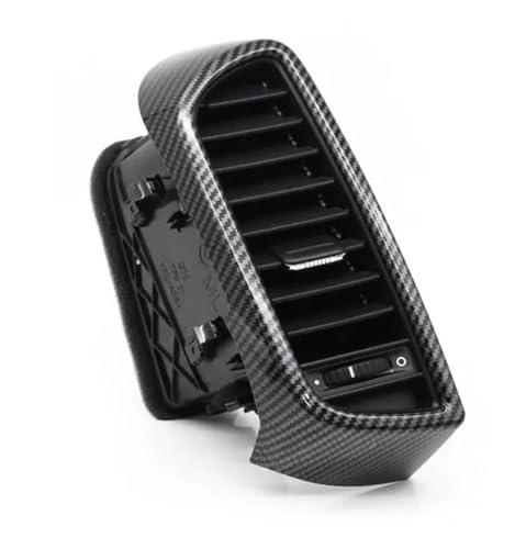 SADQRG Klimaanlage Entlüftung Für Cayenne 958 2010 2012 2012 2013 2014 2015 Frontes Center Middle AC AIR Vent Grill Outlet Carbon Complete Montage Gitterdüsen(Carbon Central-Lef) von SADQRG
