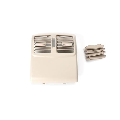 SADQRG Klimaanlage Entlüftung Für Mercedes Für Benz W212 E Klasse E200 E260 E300 2009-2012 Limousine Hinten Klimaanlage Vent Grille Äußere Abdeckung Panel Gitterdüsen(ModelA liaht Beige) von SADQRG