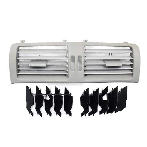 SADQRG Klimaanlage Entlüftung Für Mercedes Für Benz W251 2009-2018 R300 R320 R350 R400 R500 Vorne Hinten Frische Klimaanlage Verchromte AC Vent Outlet Grille Abdeckung Gitterdüsen(Gray Middle) von SADQRG
