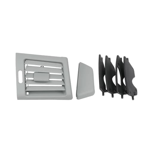 SADQRG Klimaanlage Entlüftung Für Mercedes Für Benz W251 R Klasse 2518300254 LHD Vordere Reihe Links Rechts Wind Center Konsole Klimaanlage Vent Grill Outlet Panel Gitterdüsen(Grey) von SADQRG
