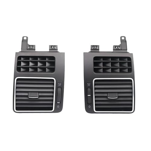 SADQRG Klimaanlage Entlüftung Für VW Für Touran Für Caddy 2003-2011 2012 2013 2014 2015 Auto Hinten AC Klimaanlage Outlet Vent 1TD819203A 1TD819728C Gitterdüsen(High L R 2pcs) von SADQRG