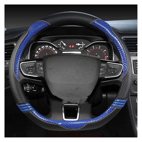 SADQRG Lenkradbezug D-Typ-Lenkradabdeckung Für Citroen Für Picasso DS3 DS5 C3 II III 2009 2010 2011 2012 2013 2014 2015 2016 2017 2018 2019 2020 2021 Auto Lenkradhüllen(Orange) von SADQRG