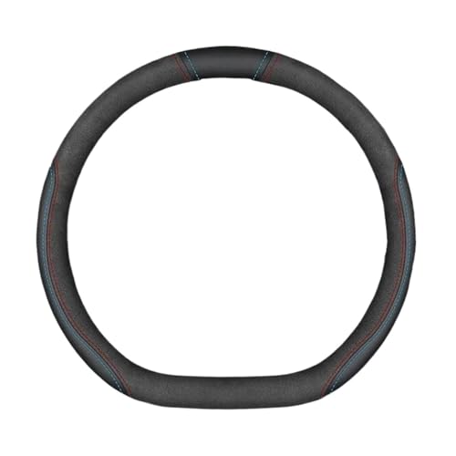 SADQRG Lenkradbezug Lenkradbezug Aus Wildleder Autos rutschfest Für Mini R55 R56 F55 R57 F56 F54 R50 R53 F57 R58 R59 R60 Auto Lenkradhüllen(MATERIAL2-D-GRAY) von SADQRG