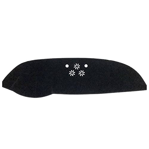 SADQRG Sonnenschutz Armaturenbrett Abdeckung -Abdeckungspolster Für KIA Für Sorento UM 2015 2016 2017 2018 2019 2020 Anti-Rutsch-Matte Sonnenschirm Teppich(Polyester Black) von SADQRG