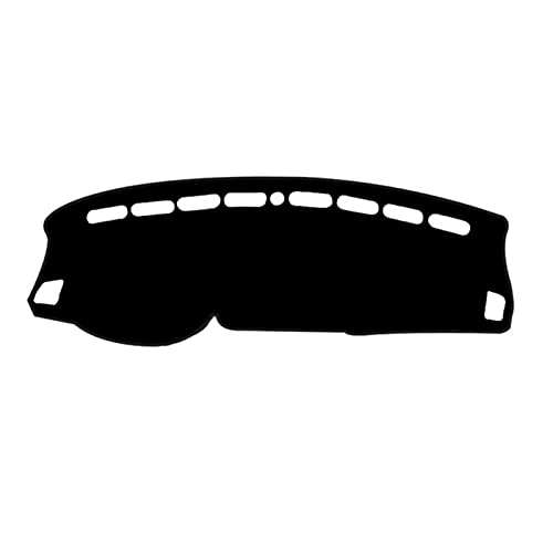 SADQRG Sonnenschutz Armaturenbrett Abdeckung Anti-Rutsch-Abdeckungsmatte Für Citroen C5 Für Aircross 2017 2018 2019 2020 Sonnenschirm Instrument Teppich(Black Edge) von SADQRG