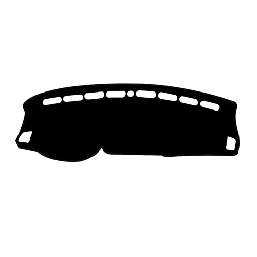 SADQRG Sonnenschutz Armaturenbrett Abdeckung Anti-Rutsch-Abdeckungsmatte Für Citroen C5 Für Aircross 2017 2018 2019 2020 Sonnenschirm Instrument Teppich(Black Edge) von SADQRG