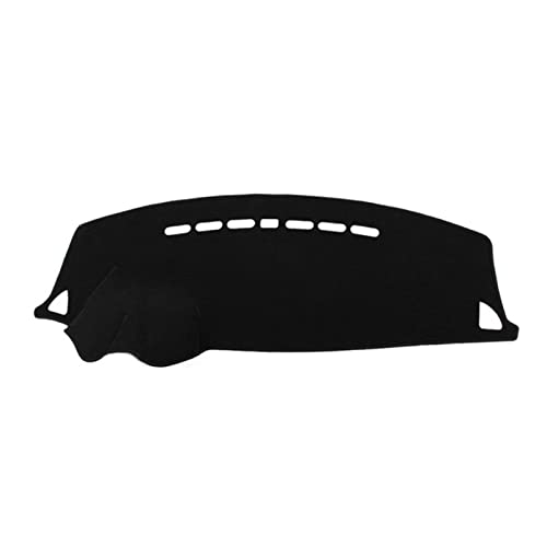 SADQRG Sonnenschutz Armaturenbrett Abdeckung Auto-Abdeckungs-Matten-Auflage-Dash-Sonnenschutz-Instrumenten-Teppich Für Mitsubishi Für Lancer Für Galant Für Fortis 2008-2015 2016 2017(Schwarz) von SADQRG