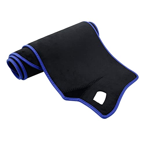 SADQRG Sonnenschutz Armaturenbrett Abdeckung Für Citroen C5 Für Aircross 2017 2018 2019 2020 Auto Antirutschmatte Abdeckung Pad Sonnenschirm Teppich(Flannel Blue Edge) von SADQRG