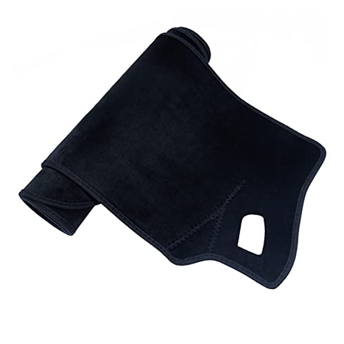 SADQRG Sonnenschutz Armaturenbrett Abdeckung Für Für Corolla E140 E150 2007 2008 2011 2012 2013 Anti-Rutsch-Matte Abdeckung Pad Sonnenschirm Teppich(Flannel All Black) von SADQRG