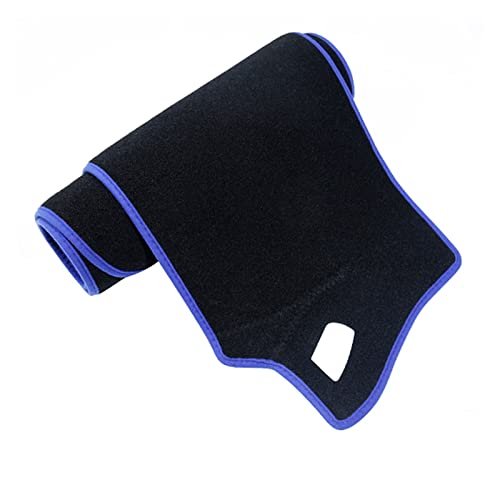 SADQRG Sonnenschutz Armaturenbrett Abdeckung Für Für Corolla E140 E150 2007 2008 2011 2012 2013 Anti-Rutsch-Matte Abdeckung Pad Sonnenschirm Teppich(Polyester Blue Edge) von SADQRG