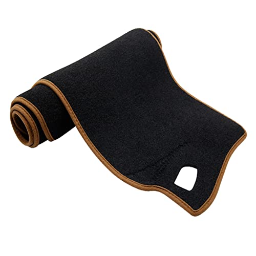 SADQRG Sonnenschutz Armaturenbrett Abdeckung Für Für Corolla E140 E150 2007 2008 2011 2012 2013 Anti-Rutsch-Matte Abdeckung Pad Sonnenschirm Teppich(Polyester Brown Edge) von SADQRG