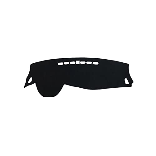 SADQRG Sonnenschutz Armaturenbrett Abdeckung Für Trax Für Tracker 2019 2020 2021 2022 Armaturenbrettabdeckung Armaturenbrettmatte Teppich Sonnenschutzkissen(Polyester All Black) von SADQRG