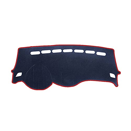 SADQRG Sonnenschutz Armaturenbrett Abdeckung Für Trax Für Tracker Für Holden 2017 2018 2019 -Mattenabdeckung Teppich Teppich Vermeiden Sie Lichtmatte(Red Side,Flanell) von SADQRG