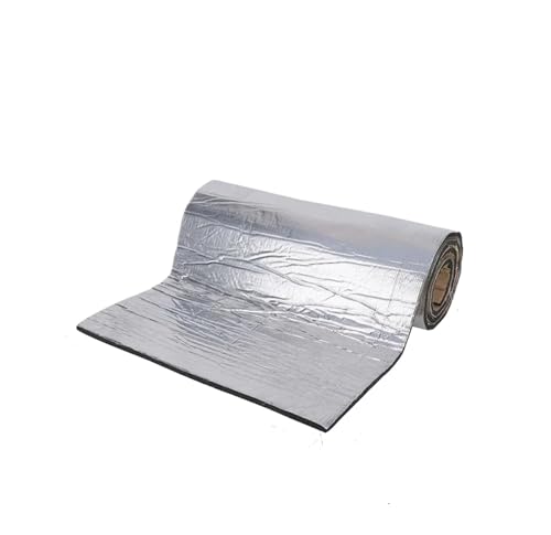 Schallschutzmatte 200x50cm 5/10mm Sound Deadener Matte Auto Akustische Thermische Beweis Wand Panels Trittschalldämmung Lärm Isolierung matten Insulation Pad(50cmx200cmx5mm) von SADQRG