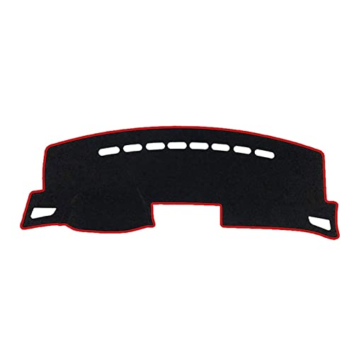 Sonnenschutz Armaturenbrett Abdeckung Armaturenbrettabdeckung Für Skoda Für Fabia 3 NJ 2015 2016 2017 2018 2019 2020 MK3 Sonnenschirm Teppich Teppich(Red Side,Flanell) von SADQRG