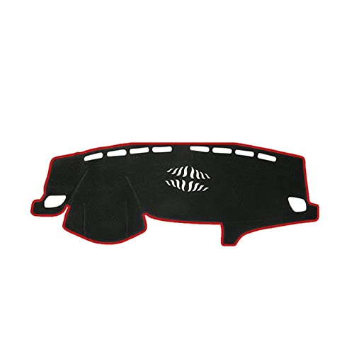 Sonnenschutz Armaturenbrett Abdeckung Auto-Innenraum-Mattenabdeckung Schutz Vermeiden Sie Leichten Teppich Für X3 F25 2011 2012 2013 2014 2015 2016 2017(Red Edge A,Flanell) von SADQRG