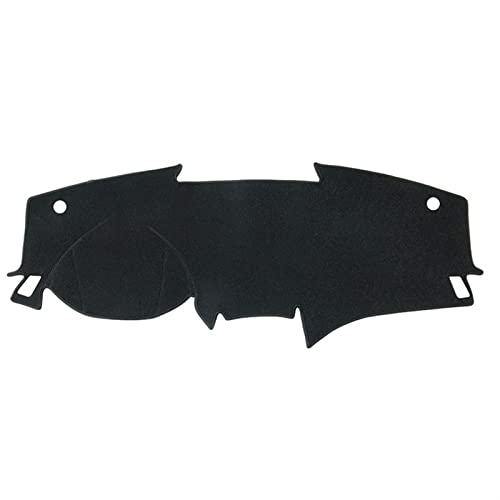 Sonnenschutz Armaturenbrett Abdeckung Dashboard Cover Pad Für Nissan Für Sentra 2020 2021 2022 B18 Sonnenschirm Teppich Dash Anti-UV Anti-Rutsch-Matte(Polyester All Black) von SADQRG