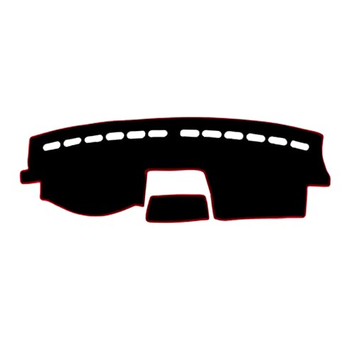 Sonnenschutz Armaturenbrett Abdeckung Für Skoda Für Octavia A5 2006 2007 2008 2009 2010 2011 2012 Auto Abdeckung Matte Pad Dash Sonnenschutz Instrument Teppich Zubehör(Red Side) von SADQRG
