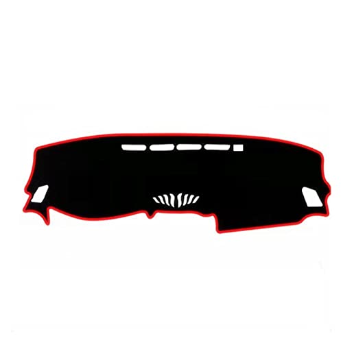 Sonnenschutz Armaturenbrett Abdeckung Teppich Sonnenschirm Schutz Teppich Für Accord 10th 2018 2019 2020 Dash Abdeckung Mat Pad Instrument(Red Edge) von SADQRG