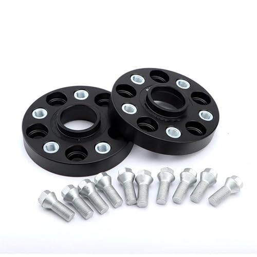 Spurverbreiterungen 2 Stück 25/30/30/35/40 Mm 7075 Aluminiumlegierung Spurverbreiterungen Adapter PCD 5x112 CB=66,5 Mm Anzug Für Universal Auto(30mm) von SADQRG
