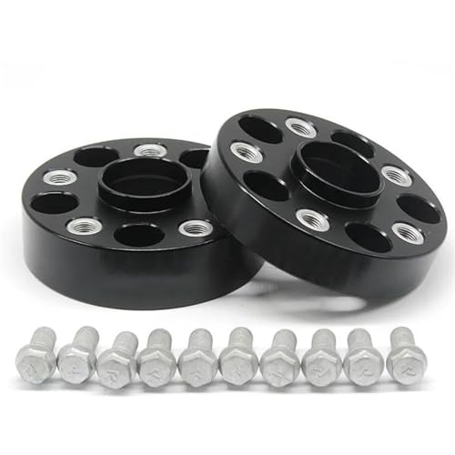 Spurverbreiterungen 2 Stück 25/30/35 Mm 5 X 108 65,1 Mm Spurverbreiterungsadapter 5 Laschen Passend Für Volvo Universal Car M12 X 1,5 12 X 1,25 14 X 1,5(30mm M12x1.25) von SADQRG
