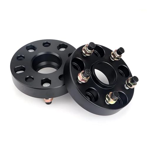 Spurverbreiterungen 2 Stück 5 Lug Anzug Für Dodge Car 20/25/30/35/40 Mm PCD 5 X 114,3 CB 67,1 Mm Spurverbreiterungsadapter(40mm Black) von SADQRG