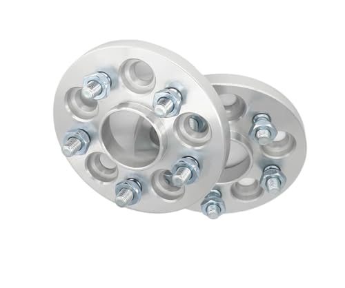 Spurverbreiterungen 2 Stücke 5x 114,3mm 67,1 Räder Adapter Spacer 2006-2012 Für Ford Für Fusion Schraube 12x 1,5 Studs 15/20/25/32/38/44mm Felge(44mm) von SADQRG