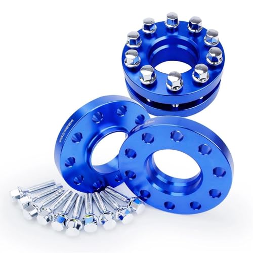 Spurverbreiterungen Geschmiedetes Aluminium 5x120 Spurverbreiterungsset Für 2 Stück 15Mm Und 2 Stück 20Mm Blau Mit Verlängerten Schrauben, Auto-Flanschadapter Spurverbreiterungen Geschmiedetes Aluminium 5x120 Spurverbreiterungsset Für 2 Stück 15Mm Und 2 Stück 20Mm Blau Mit Verlängerten Schrauben, Auto-Flanschadapter von SADQRG