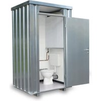 FLADAFI® Toilettenbox TB 2704 Verzinkt, montiert mit Frischwassertank 160 L von SÄBU